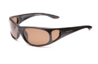 Stalker Sunglasses with Side Shield- BROWN