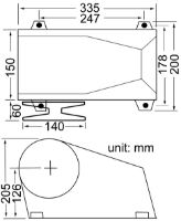 Windlass 1500W Horizontal 8mm gypsy - HA1500