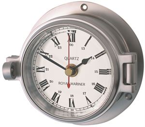 Matt Chrome 3" Channel Clock