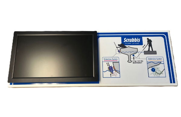 SCRUBBIS TV-modul with sign