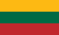 Lithuania Courtesy Flag 30 x 45cm