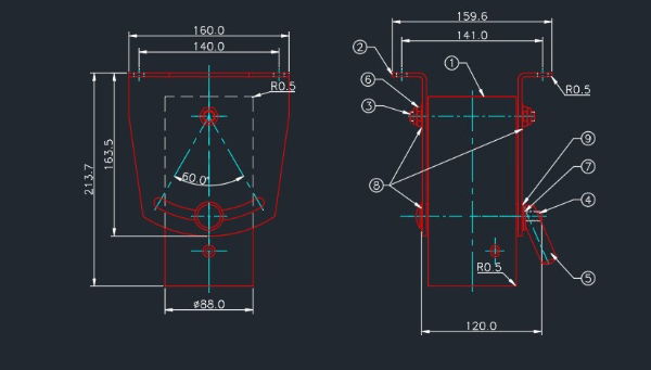 +++NOA Radar Mount 80 MM Package