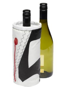 Sailcloth Wine Cooler - Black Detail