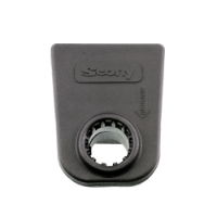 Scotty 287 Rail Mounting Adapter, Black, 7/8” Round Rail