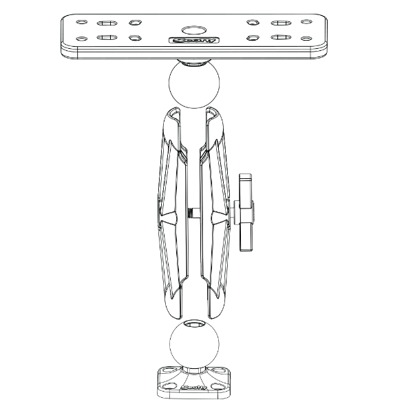 Scotty 1.5" Ball System Base