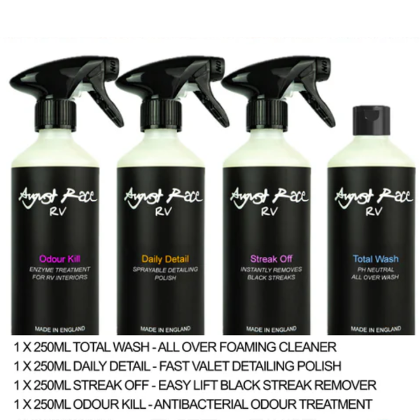 RV Kit Pack - Total Wash, Daily Detail, Streak Off, Odour Kill - 4 x 250ml