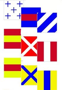 NAVAL Numeral Flags - Special Order