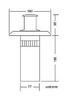 Electric Capstan 1000W Vertical S/S Drum, Alu Base - EC1000A