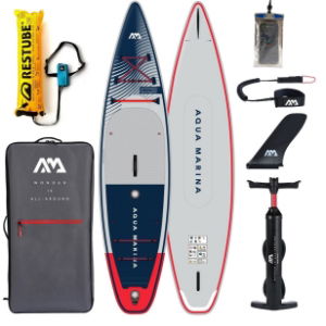 Hyper Touring (Navy)- iSUP 12' 6", Restube Active & Aquapac Compact Plus Grey Phone Case - Exclusive Bundle Price!