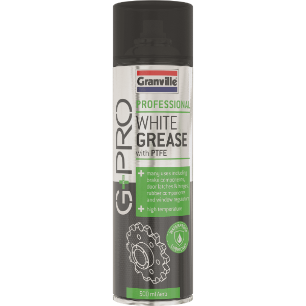 Granville White Grease with PTFE Spray 500ml Aerosol