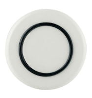 Sorona Non-Slip Pasta Bowl -White w/Black Non Slip