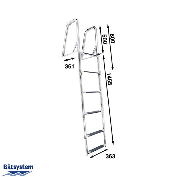 Ladder 1955mm 6 Steps & Grips- BUT50