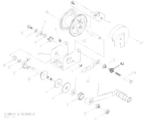 Freewheel Kit Part 3 - Lever Spacer - DLB800AG/1200AG/1500AG