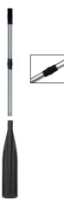  +Dinghy Oar 2-Part, 150cm, Trim Spike Rowlock - PAIR
