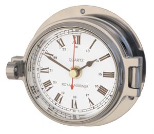 Polished  Chrome 3" Channel Clock