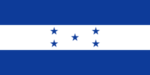 Honduras Courtesy Flag 30 x 45cm NS