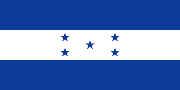 Honduras Courtesy Flag 30 x 45cm NS