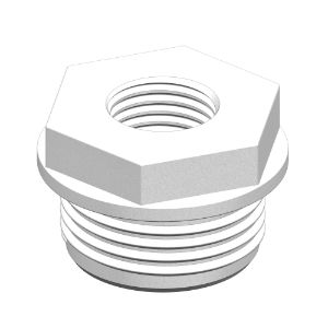 Trudesign Threaded Vent Plug ¾” BSP 1½”  White