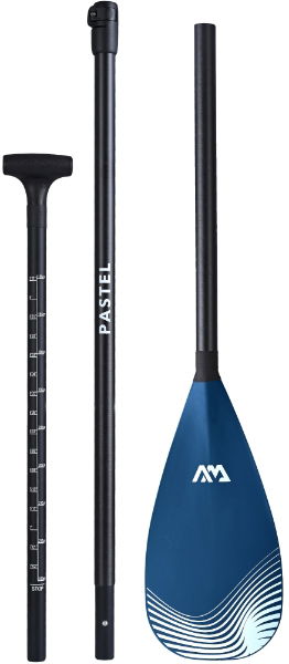 Aqua Marina PASTEL (Navy)- Adjustable Fiberglass/Carbon iSUP Paddle