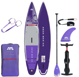 Aqua Marina Coral Touring (Night Fade)- iSUP- W/ Hybrid Paddle