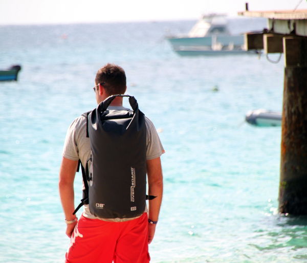 OverBoard 60 Litre Dry Tube Backpack- Black