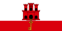 Gibralta Courtesy Flag 30 x 45cm